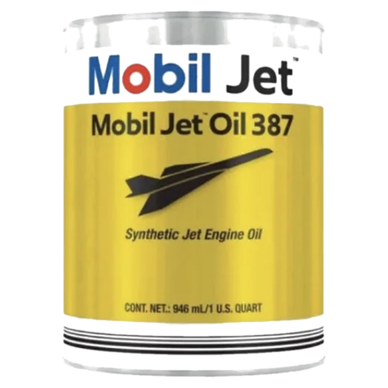 Mobil Jet Oil 387 — 24 latas × 1 L